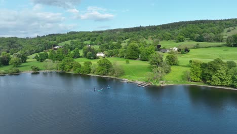 Kayaking-in-Lake-District-in-summer