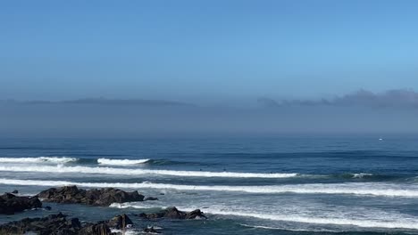 aerial view of afife beach at atlantic ocean