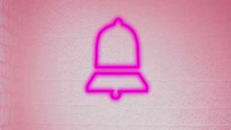 signo de corazón de neón en la pared de ladrillo 4k