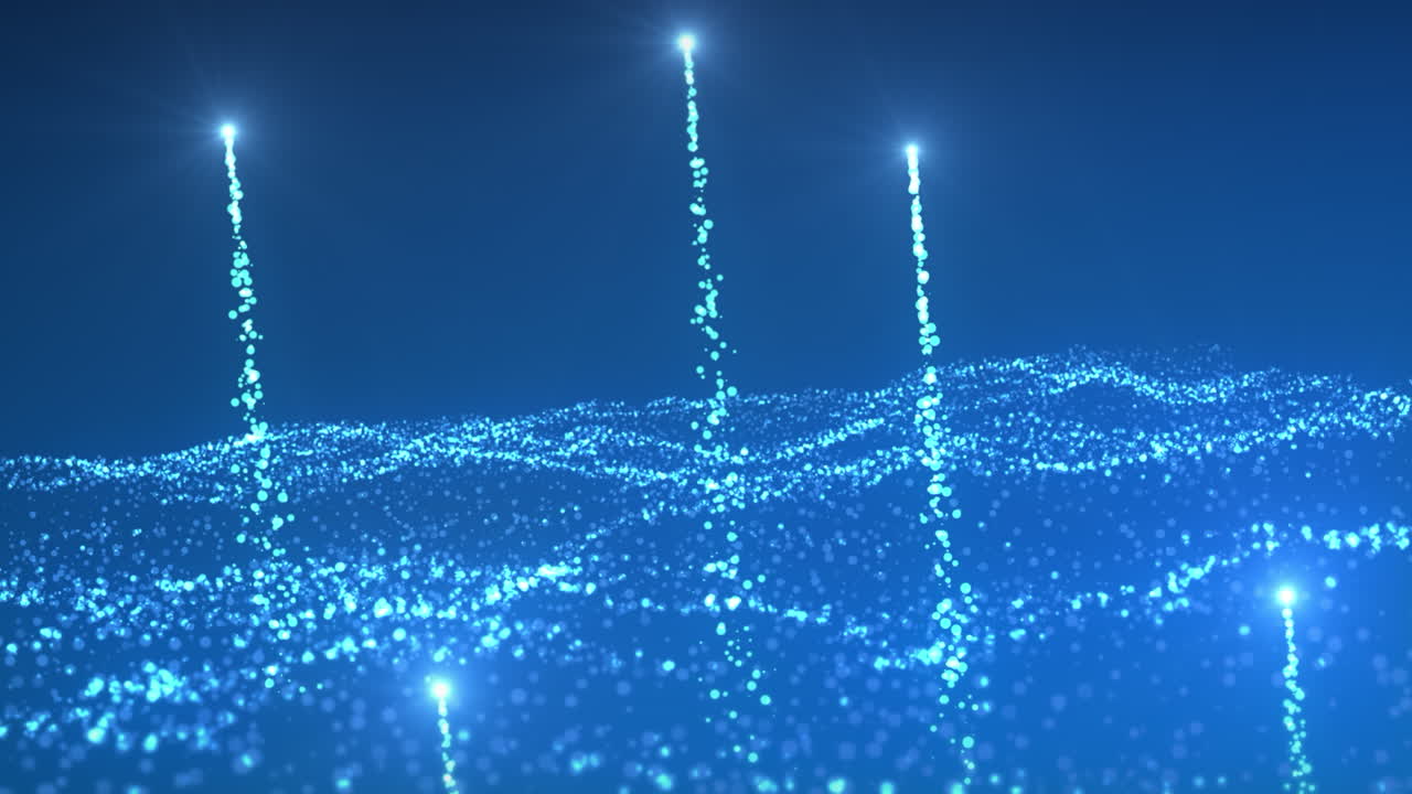 추상적인 반이는 입자 배경