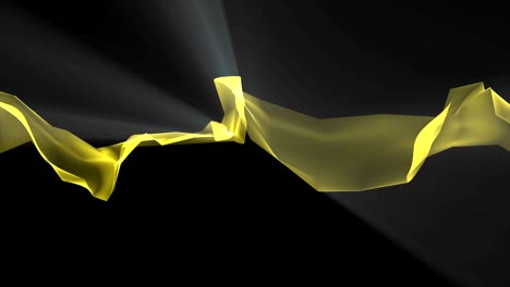 digital polygon soft silk ribbon gentle waving in light rays abstract background - new dynamic technology art motion colorful video footage