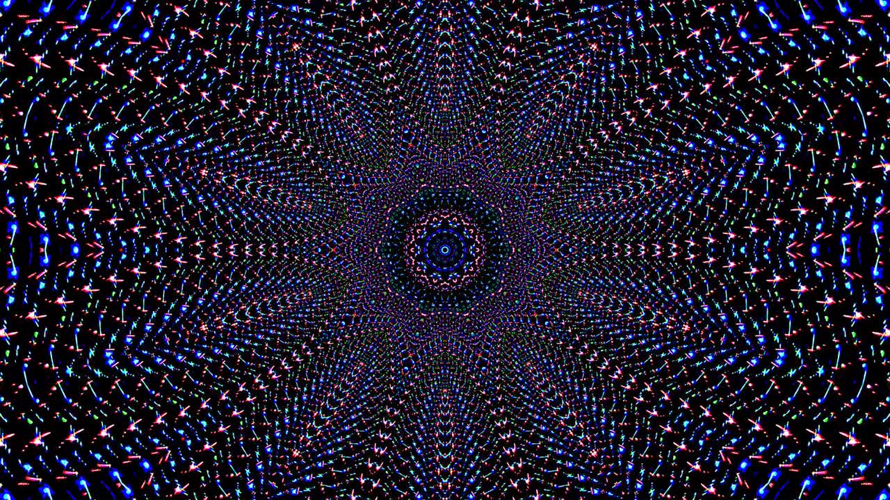 luz abstracta brillante que gobierna el color completo, caleidoscopio