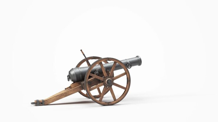 colpo di cannone di ramadan per l'iftar, animazione 3d