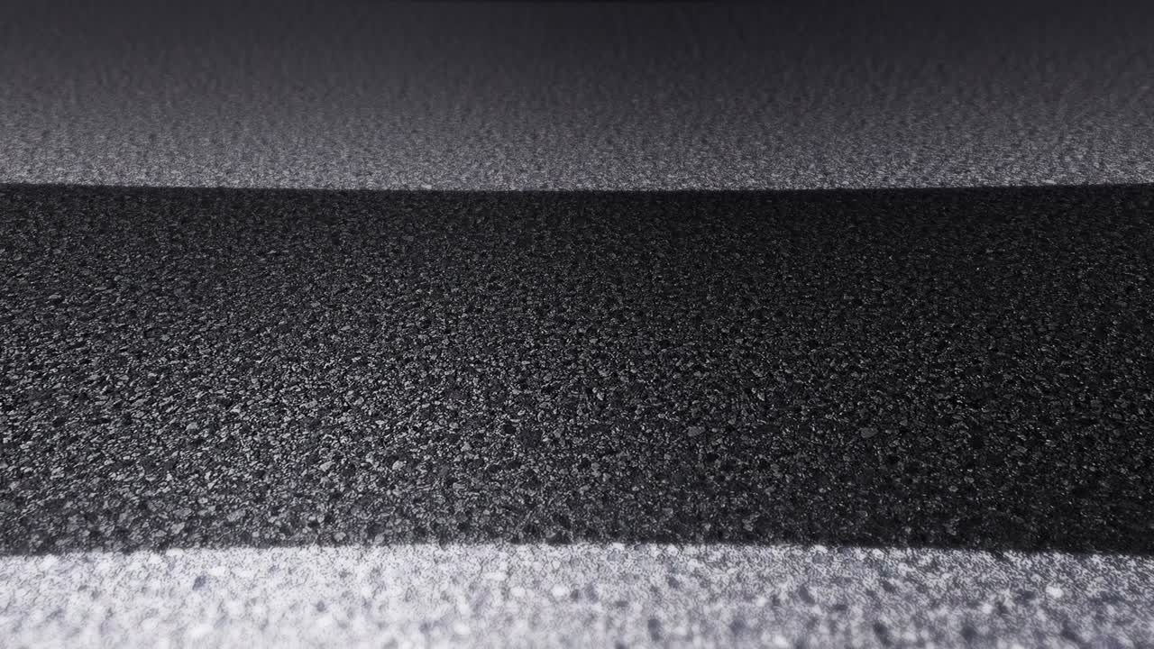 복사 공간과 함께 콘크리트 도로를 는 것: 달리고 고, 걸어가는 것, 걸음걸음, 달리는 사람의 발의 근접, 비즈니스 린지 개념, 루프 애니메이션.