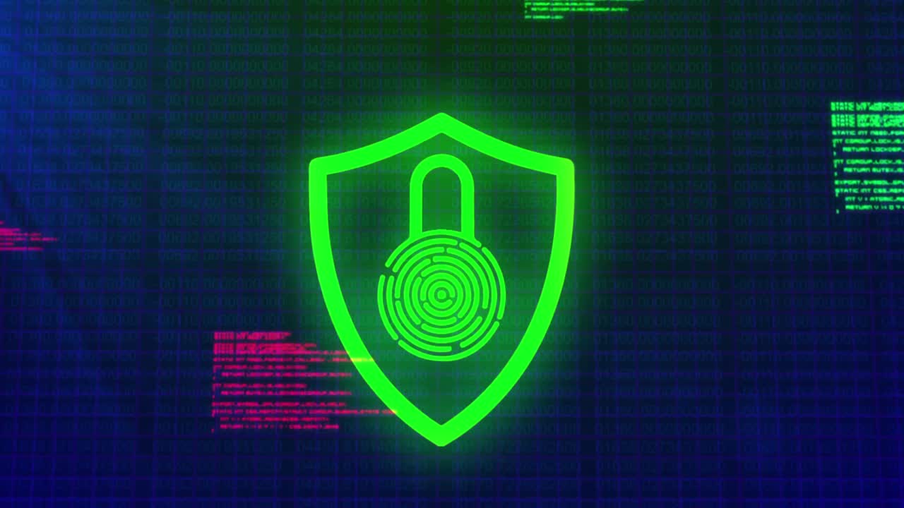 animazione del lucchetto sull'elaborazione dei dati