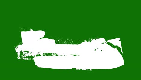 pinceladas abstractas verdes y blancas