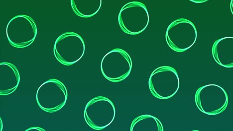 abstract green circle pattern