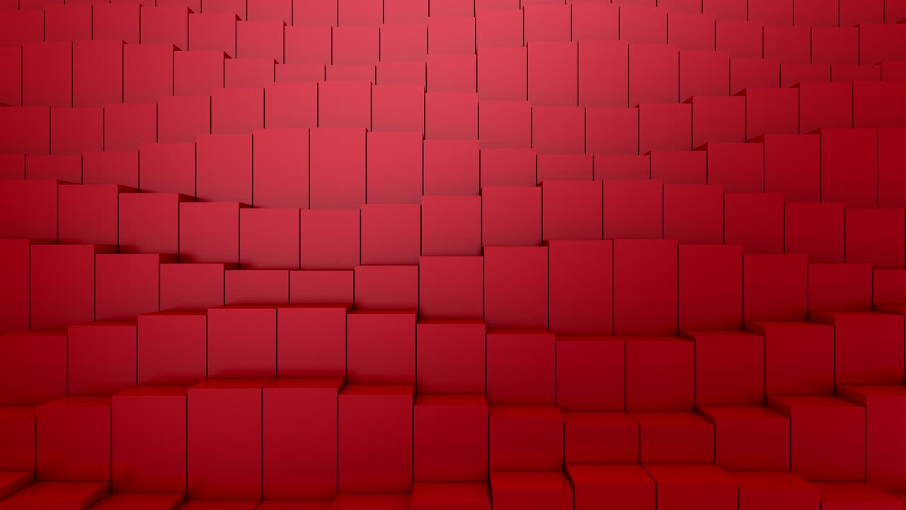 las cajas forman una onda