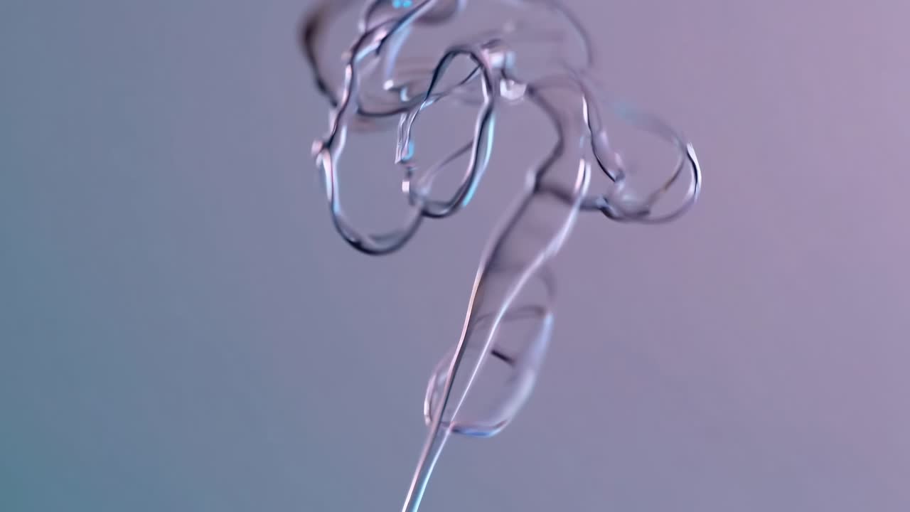 Abstract video of smoke captured in close-up with a soft focus
