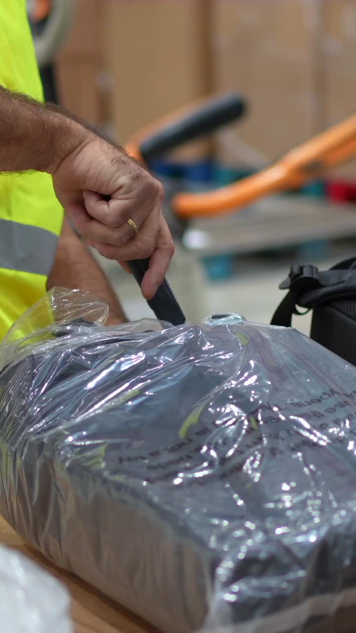 Packaging in a warehouse