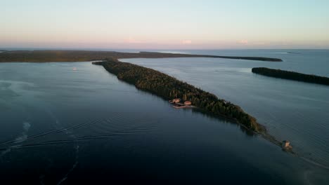 golden hour hessel, michigan islands, les cheneaux