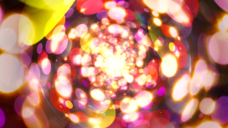 animación de esfera de brillo abstracto, renderización, fondo