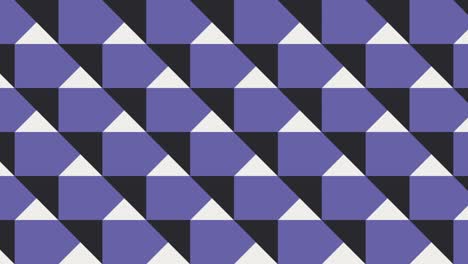 patrón abstracto con formas geométricas multicolores en movimiento. fondo geométrico sin costuras con varios azulejos dinámicos. fondo gráfico de movimiento en un diseño plano con elementos geométricos