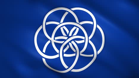 bandera internacional del planeta tierra