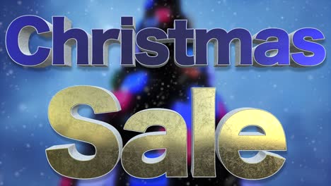 christmas sale background loop