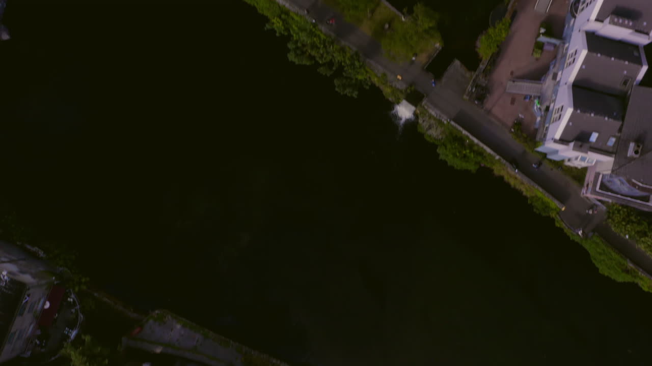 Aerial View of a Large Crowd Gathered for an Event in an Irish City
