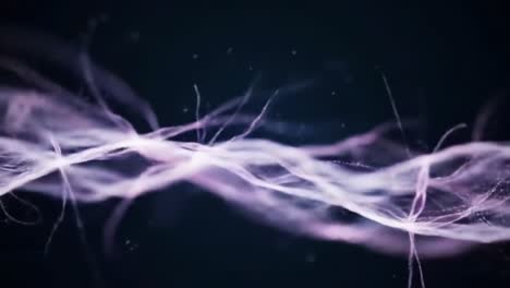 an artistic representation of flowing light strands creates a mesmerizing visual experience.