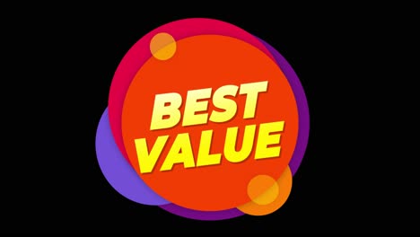 best value promotion graphic