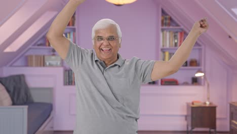 Happy-Indian-old-man-dancing-and-enjoying