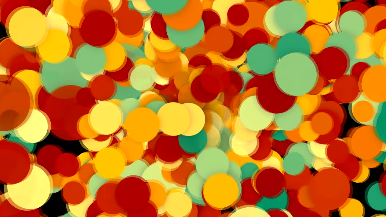 Abstract background with colorful circles