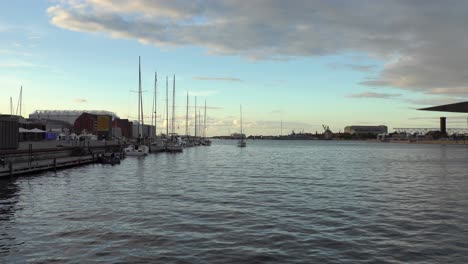 schauplatz am ufer von kopenhagen, dänemark