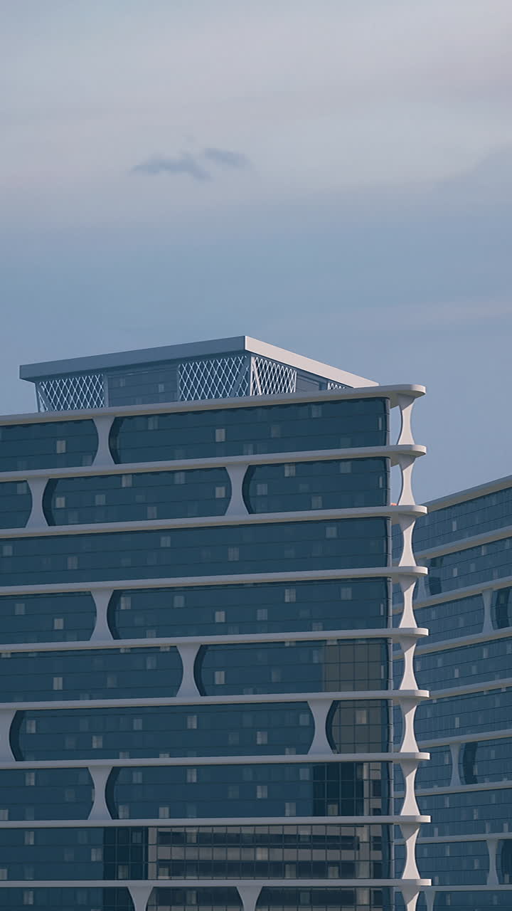 arquitectura moderna de los rascacielos