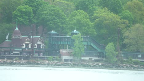 beautiful view from boat in river