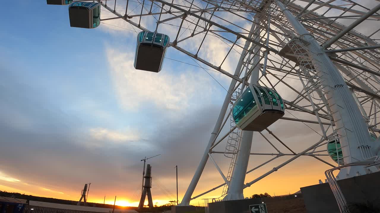 브라질 포즈 도 이구아수 (foz do iguaçu) 의 페리스.