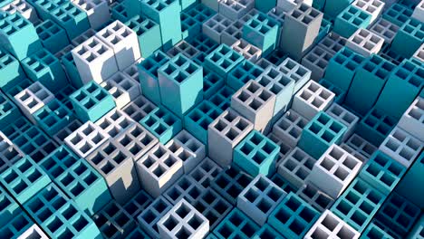 cubos 3d abstractos.