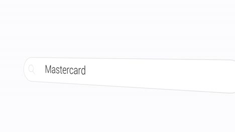 búsqueda de mastercard en el motor de búsqueda