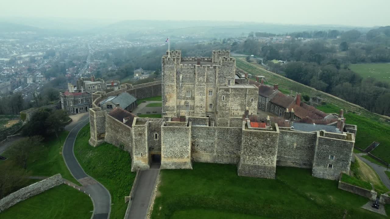 Aerial View of Dover Castle