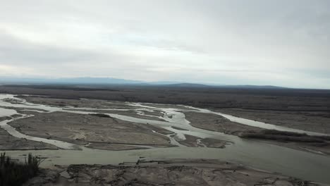 Vista-Aérea-Del-Gran-Río-Alaska