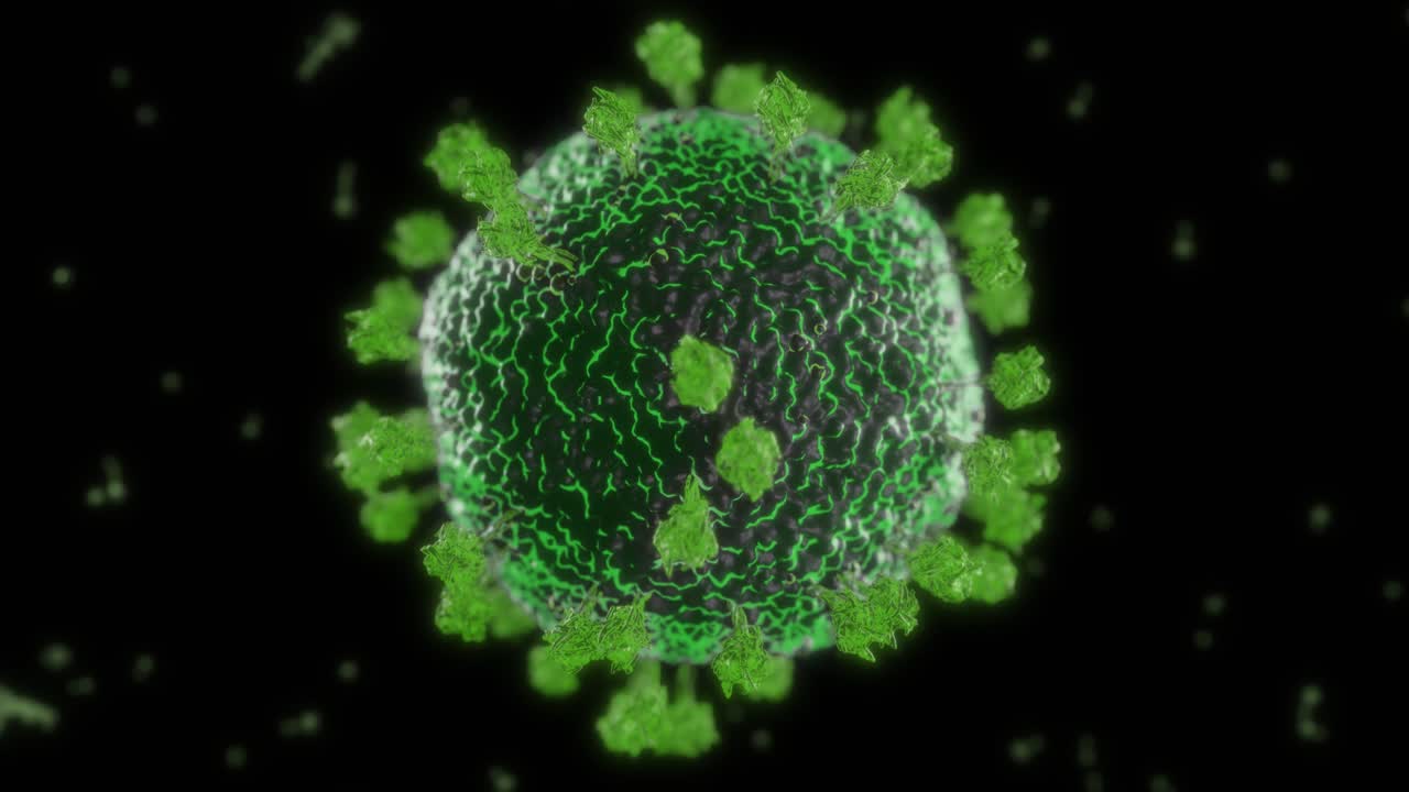 virus coronavirus microscópico covid 19 célula ncov infección corona macro