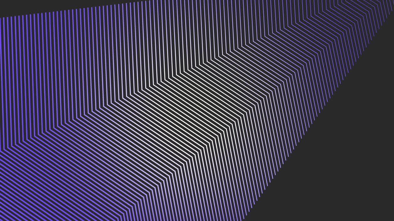 Blue and purple line design element on black background