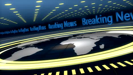 blue broadcast background in 4k