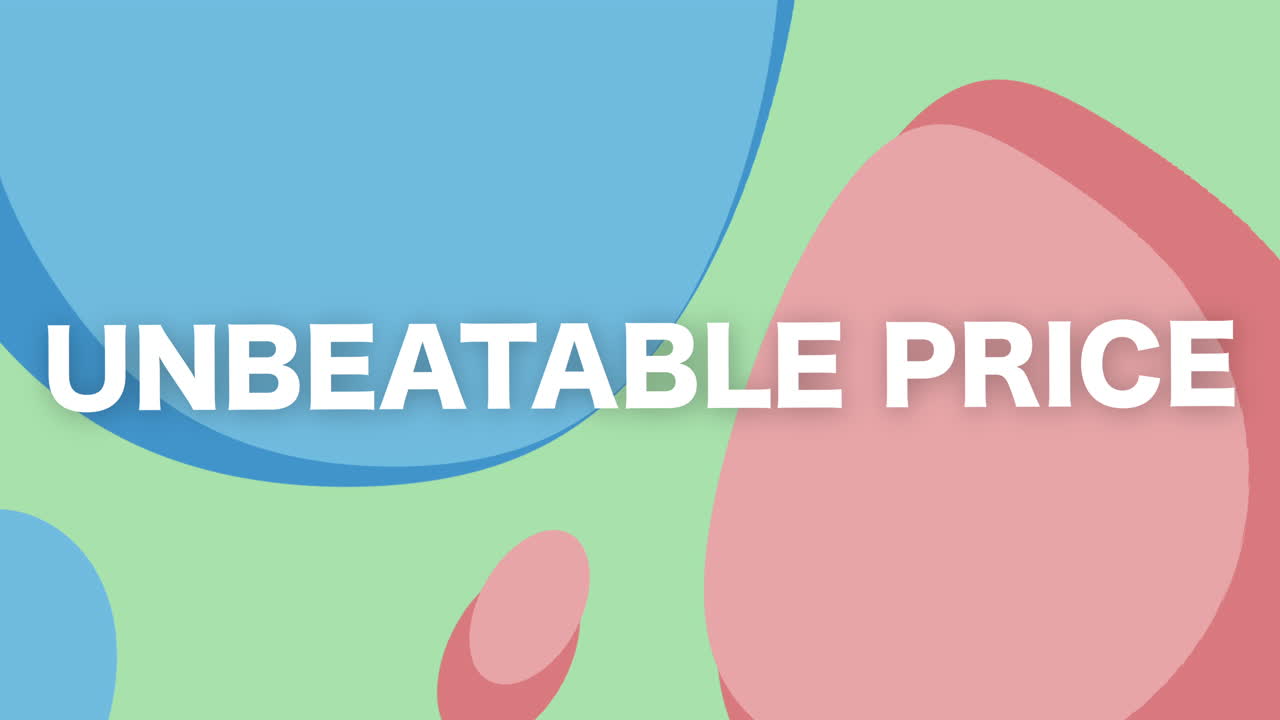 An engaging visual showcasing unbeatable prices in a dynamic graphic design