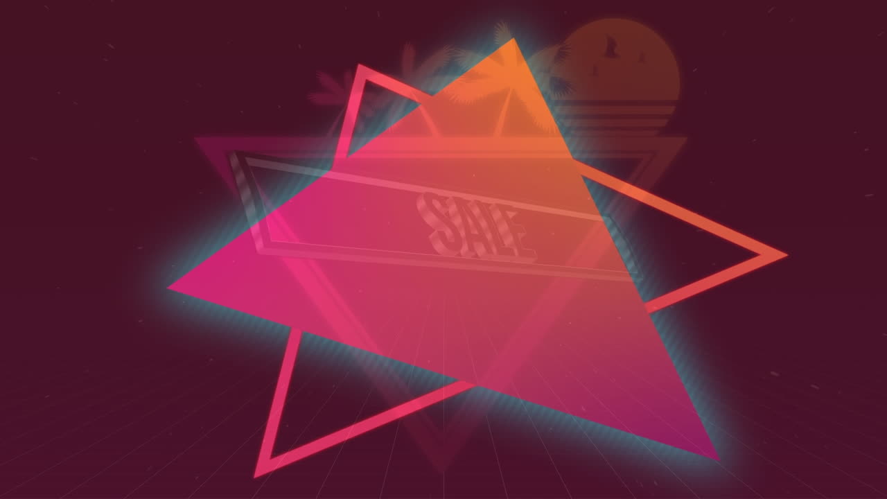 animación de formas en movimiento sobre fondo negro