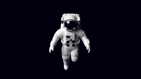 astronauta flotando en el espacio