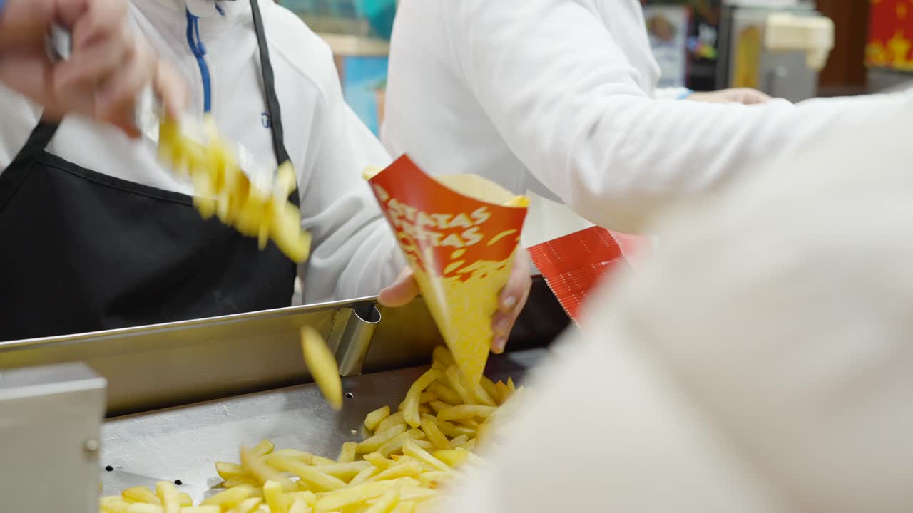 Serving French Fries