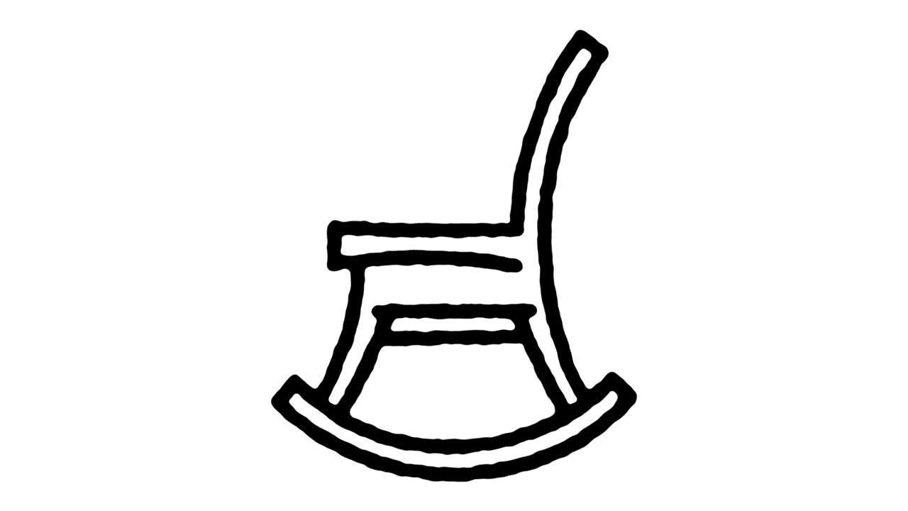 은퇴 스 도들 라인 아이콘 애니메이션