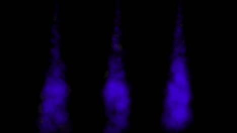 smoke blowing color particles animation motion graphics