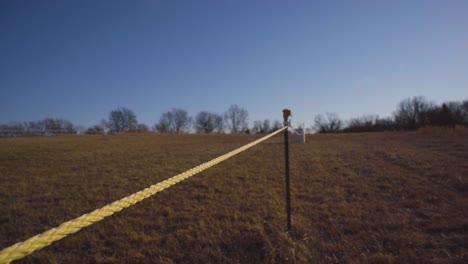 A-wire-fence-blowing-in-the-wind