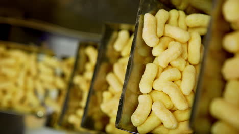 corn puffs in food processing