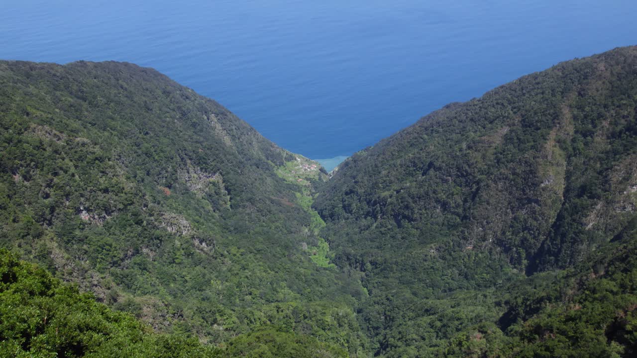 Coastal Valley View from Above