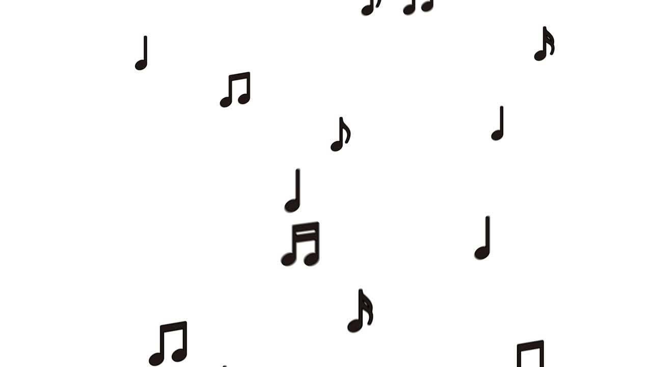 Flying Musical Notes