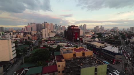 City-skyline-during-a-sunset