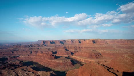 time lapse of dead horse point state park utah usa