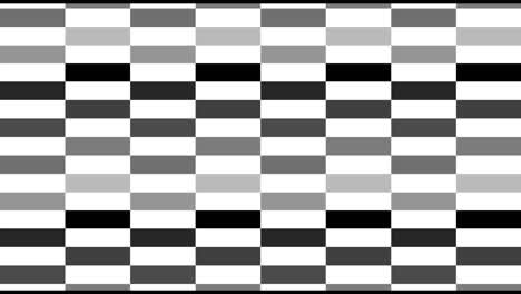 pixelated digital screen texture with a monochromatic black and white random changing pattern. color animation