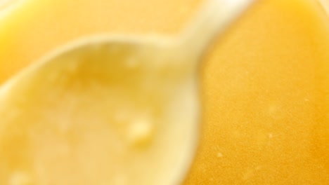 homemade ghee in container on a table