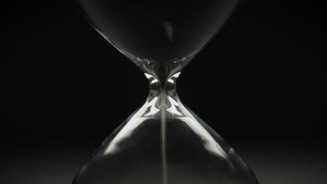 Close up of an hour glass